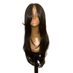 Brand New Womans Wig. Human hair stylemix Swiss lace soft front.